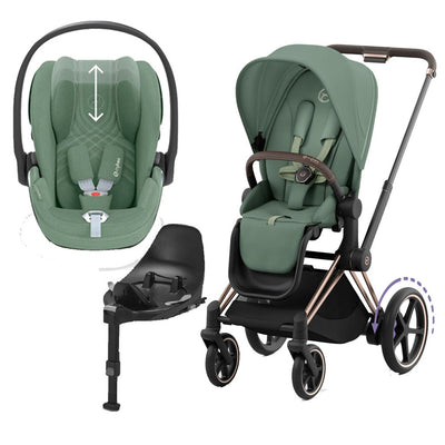 Bambinista-CYBEX-Travel-CYBEX e-Priam Travel System 2023 - Leaf Green