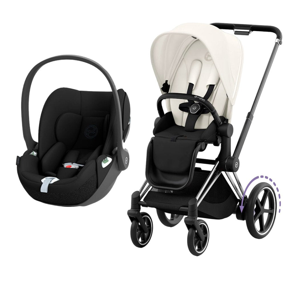 Bambinista-CYBEX-Travel-CYBEX e-Priam Travel System 2023 - Off White