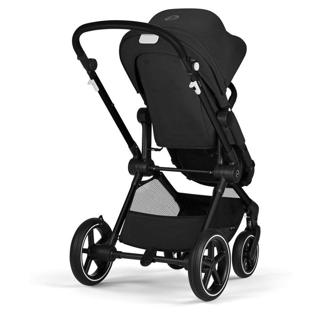 Bambinista-CYBEX-Travel-CYBEX EOS LUX Stroller With Black Frame - Moon Black