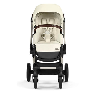 Bambinista-CYBEX-Travel-CYBEX EOS LUX Stroller With Taupe Frame - Seashell Beige