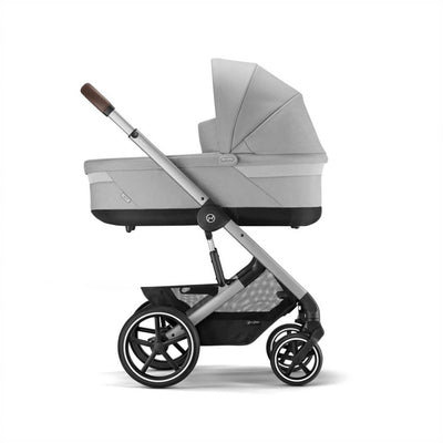 Bambinista-CYBEX-Travel-CYBEX EOS Luxury Travel System CLOUD T I-SIZE with Gold Footmuff - Lava Grey