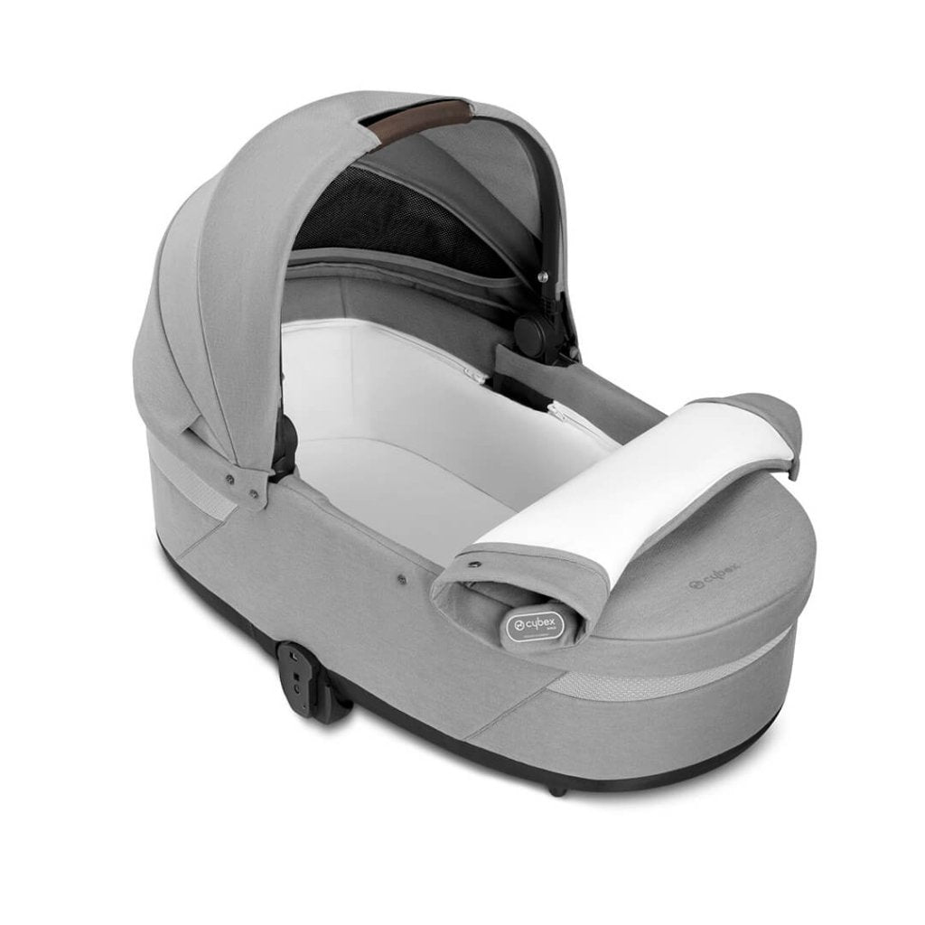 Bambinista-CYBEX-Travel-CYBEX EOS Luxury Travel System CLOUD T I-SIZE with Gold Footmuff - Lava Grey