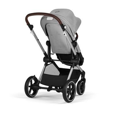 Bambinista-CYBEX-Travel-CYBEX EOS Luxury Travel System CLOUD T I-SIZE with Gold Footmuff - Lava Grey