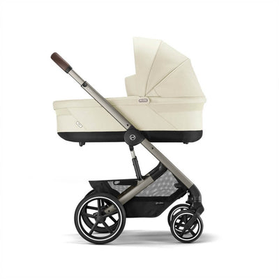 Bambinista-CYBEX-Travel-CYBEX EOS Travel System Essential Bundle with Gold Footmuff - Seashell Beige