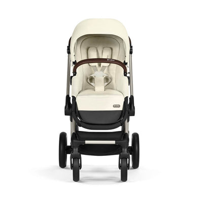 Bambinista-CYBEX-Travel-CYBEX EOS Travel System Essential Bundle with Gold Footmuff - Seashell Beige