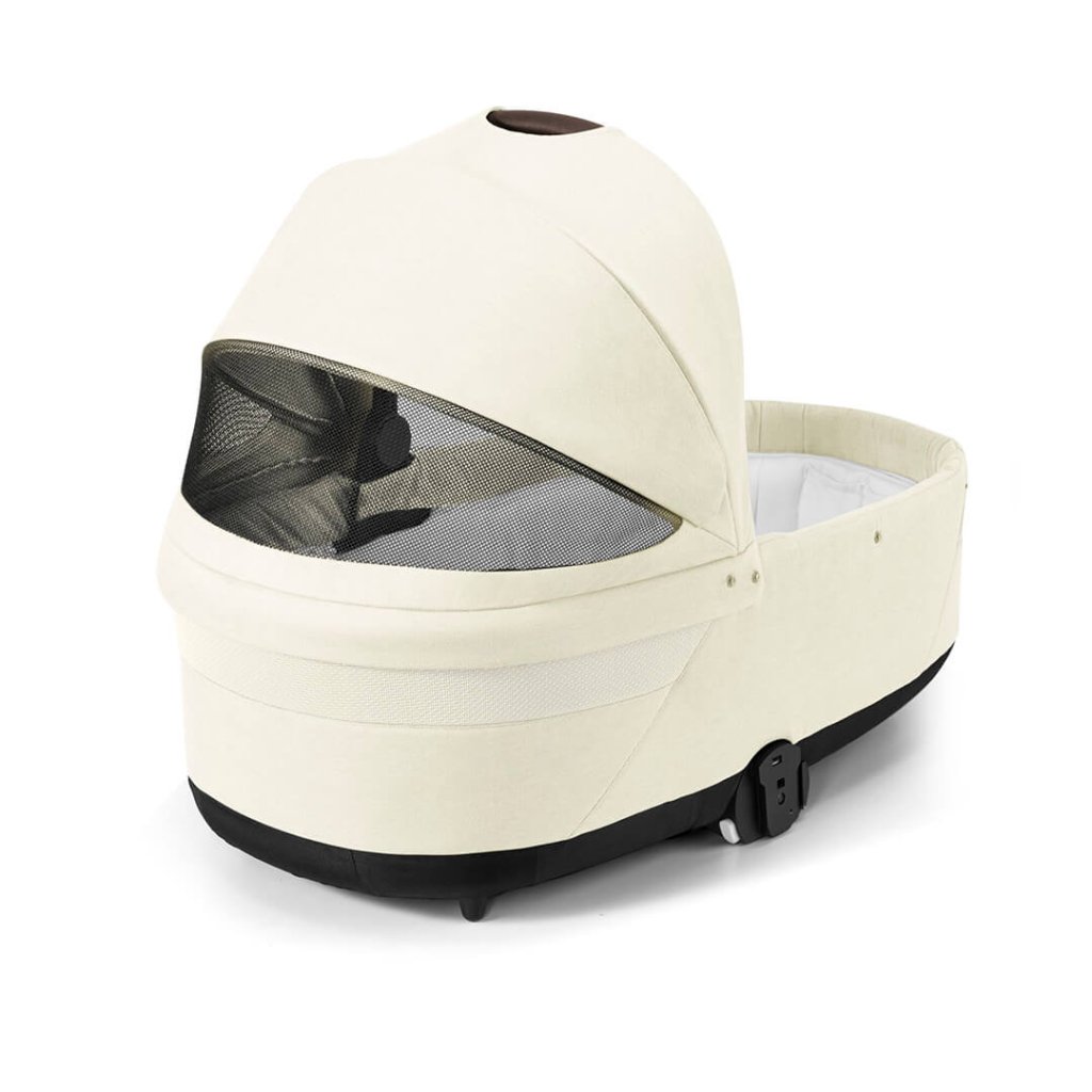 Bambinista-CYBEX-Travel-CYBEX EOS Travel System Essential Bundle with Gold Footmuff - Seashell Beige