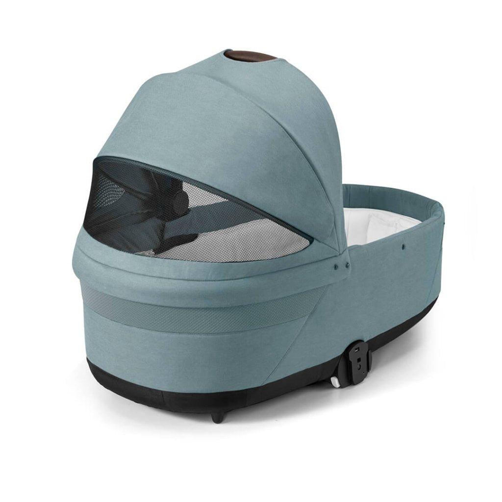 Bambinista-CYBEX-Travel-CYBEX EOS Travel System Essential Bundle with Gold Footmuff - Sky Blue