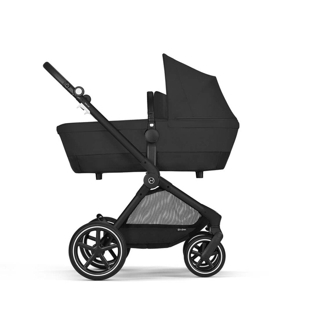 Bambinista-CYBEX-Travel-CYBEX EOS Travel System Essential Bundle with Snogga Footmuff - Moon Black