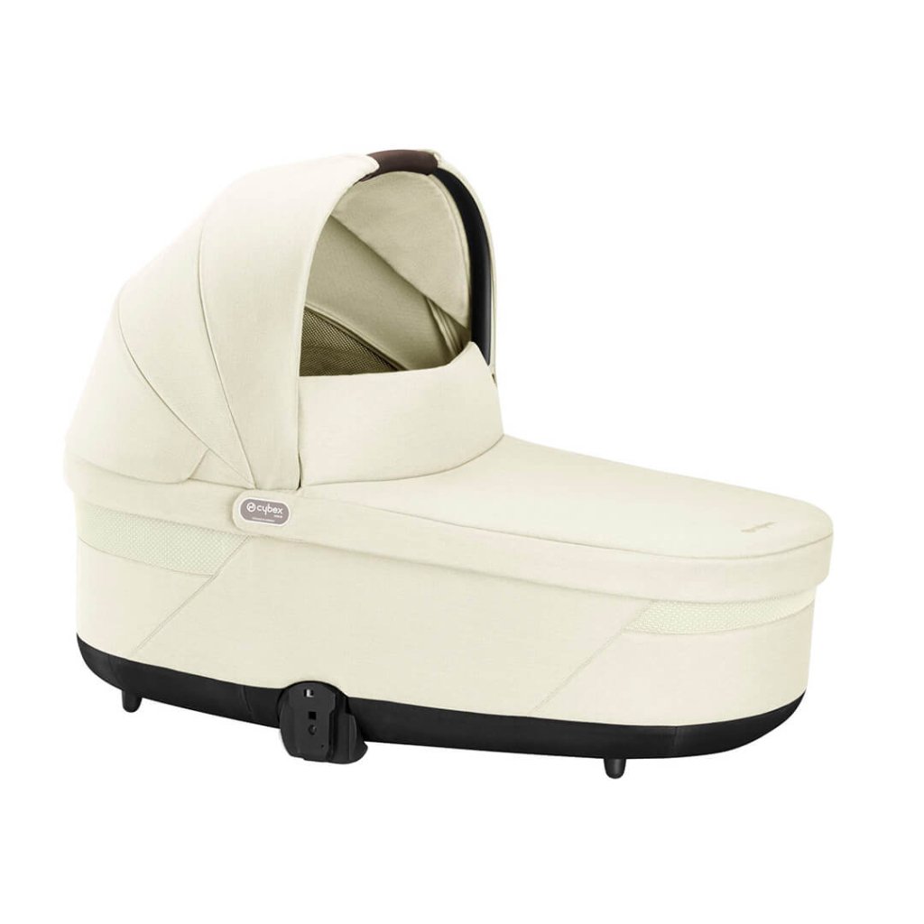 Bambinista-CYBEX-Travel-CYBEX EOS Travel System Essential Bundle with Snogga Footmuff - Seashell Beige (2023 New Generation)