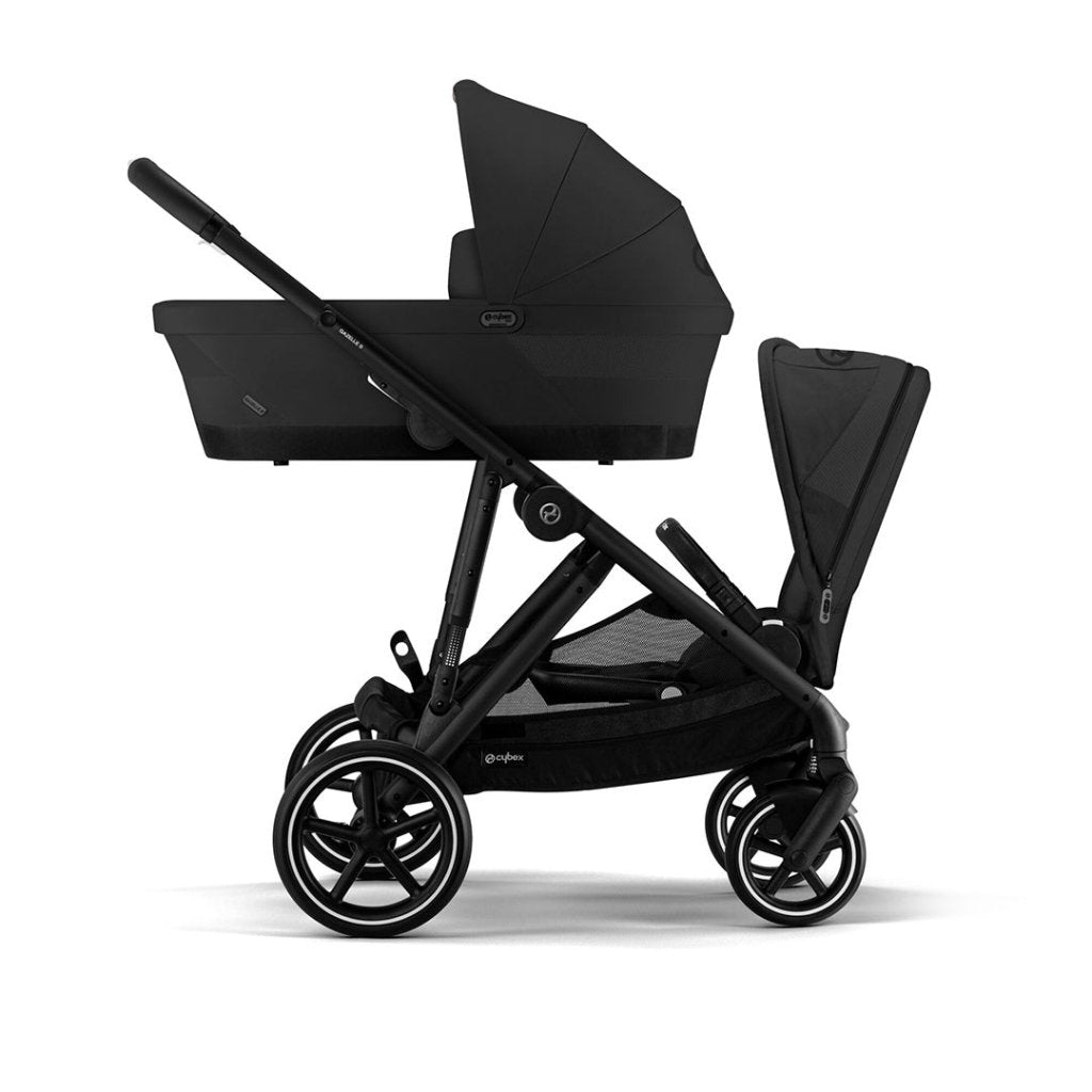 Bambinista-CYBEX-Travel-CYBEX Gazelle S Carrycot - Moon Black (2023 New Generation)