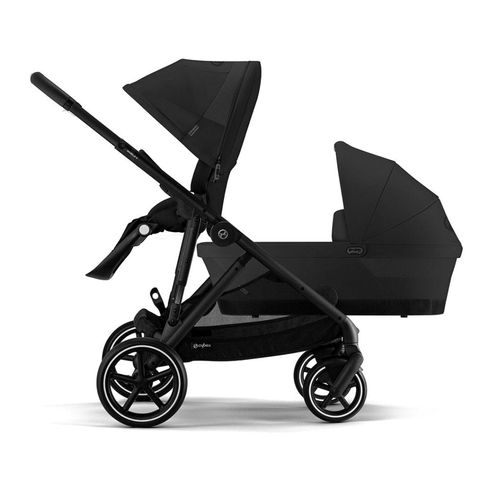 Bambinista-CYBEX-Travel-CYBEX Gazelle S Carrycot - Moon Black (2023 New Generation)