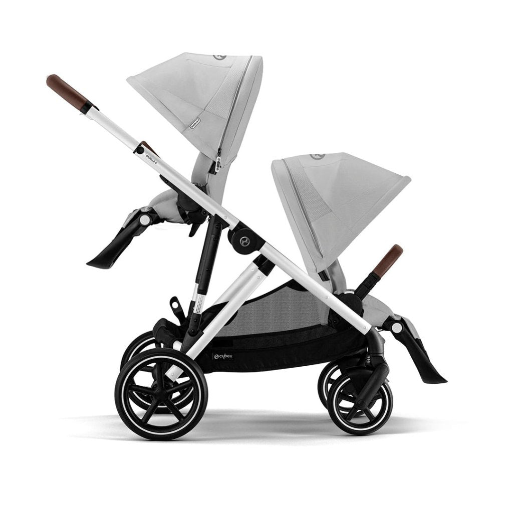 Bambinista-CYBEX-Travel-CYBEX Gazelle S Travel System (5 Piece) Essential Bundle With Gold Footmuff - Lava Grey (2023 New Generation)