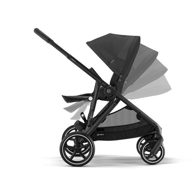 Bambinista-CYBEX-Travel-CYBEX Gazelle S Travel System (7 Piece) Luxury Bundle With Gold Footmuff and CLOUD T I-SIZE - Moon Black (2023 New Generation)