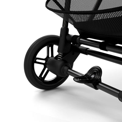 Bambinista-CYBEX-Travel-Cybex Melio Carbon Travel System (5 Piece) Essential Bundle - Moon Black (2023 New Generation)