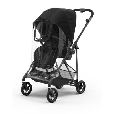 Bambinista-CYBEX-Travel-Cybex Melio Travel System (5 Piece) Essential Bundle with Gold Footmuff - Moon Black