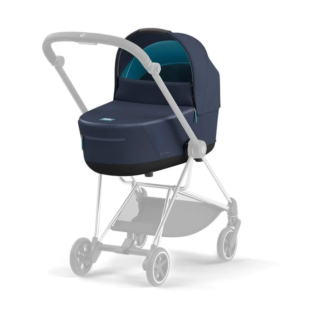 Bambinista-CYBEX-Travel-CYBEX Mios Conscious Collection Lux Carrycot - Dark Navy (New Generation 2023)