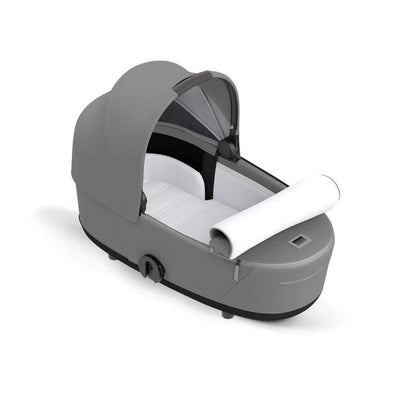 Bambinista-CYBEX-Travel-CYBEX Mios Conscious Collection Lux Carrycot - Pearl Grey (New Generation 2023)