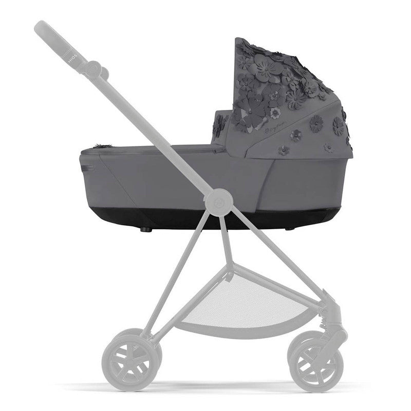 Bambinista-CYBEX-Travel-CYBEX Mios Special Edition SIMPLY FLOWERS GREY Lux Carrycot - Dream Grey