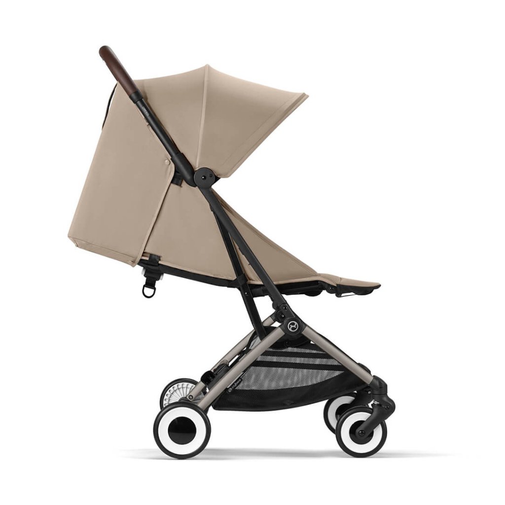 Bambinista-CYBEX-Travel-CYBEX ORFEO Pushchair in Taupe Frame - Almond Beige