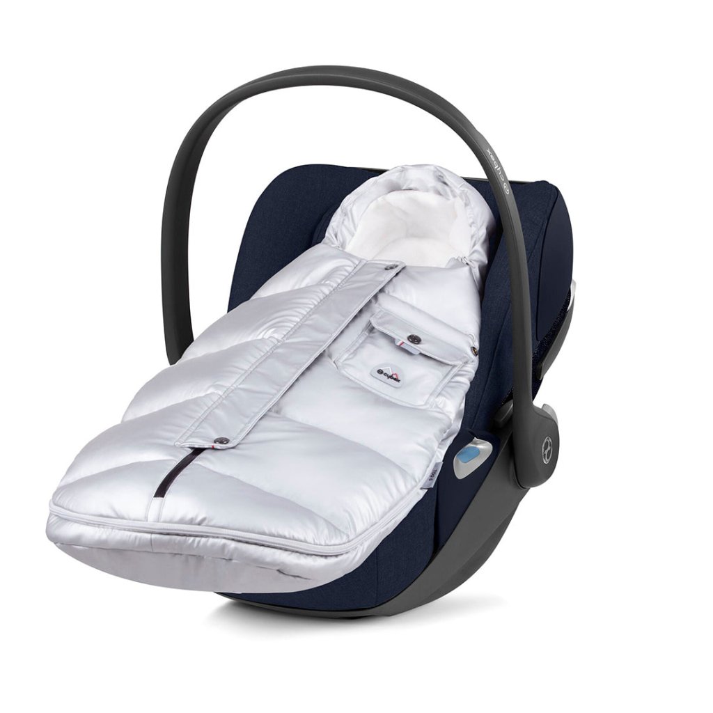 Bambinista-CYBEX-Travel-CYBEX Platinum Winter Footmuff Mini - Arctic Silver