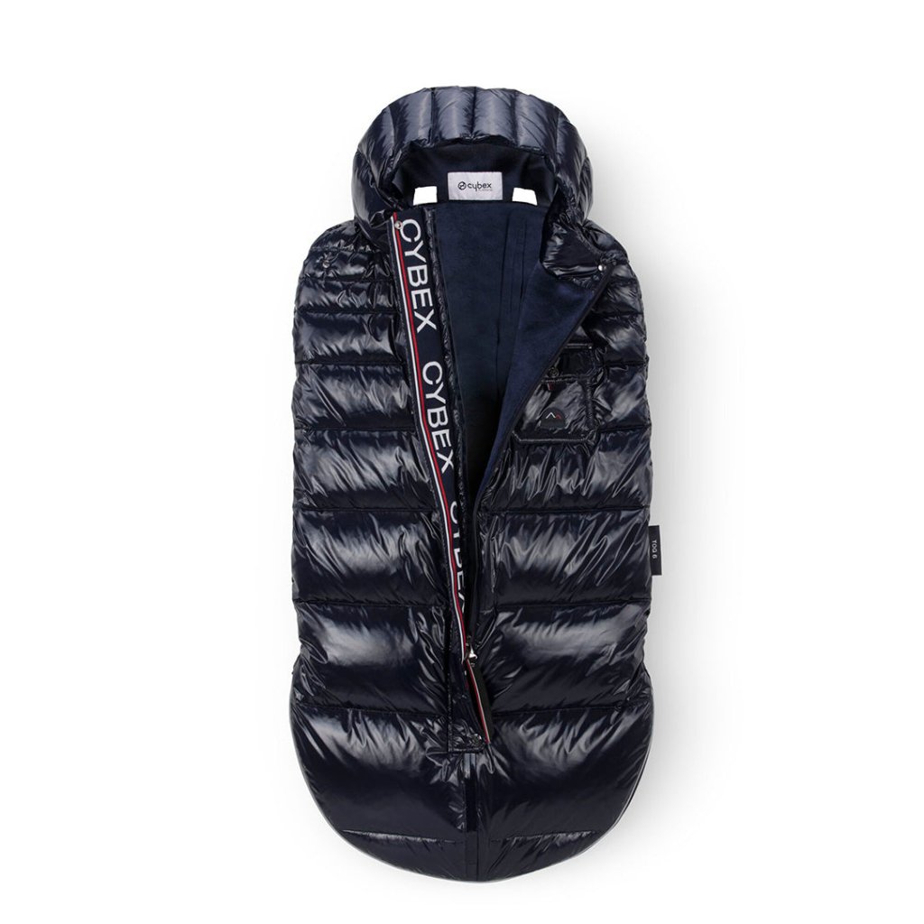 Bambinista-CYBEX-Travel-CYBEX Platinum Winter Footmuff - Nautical Blue