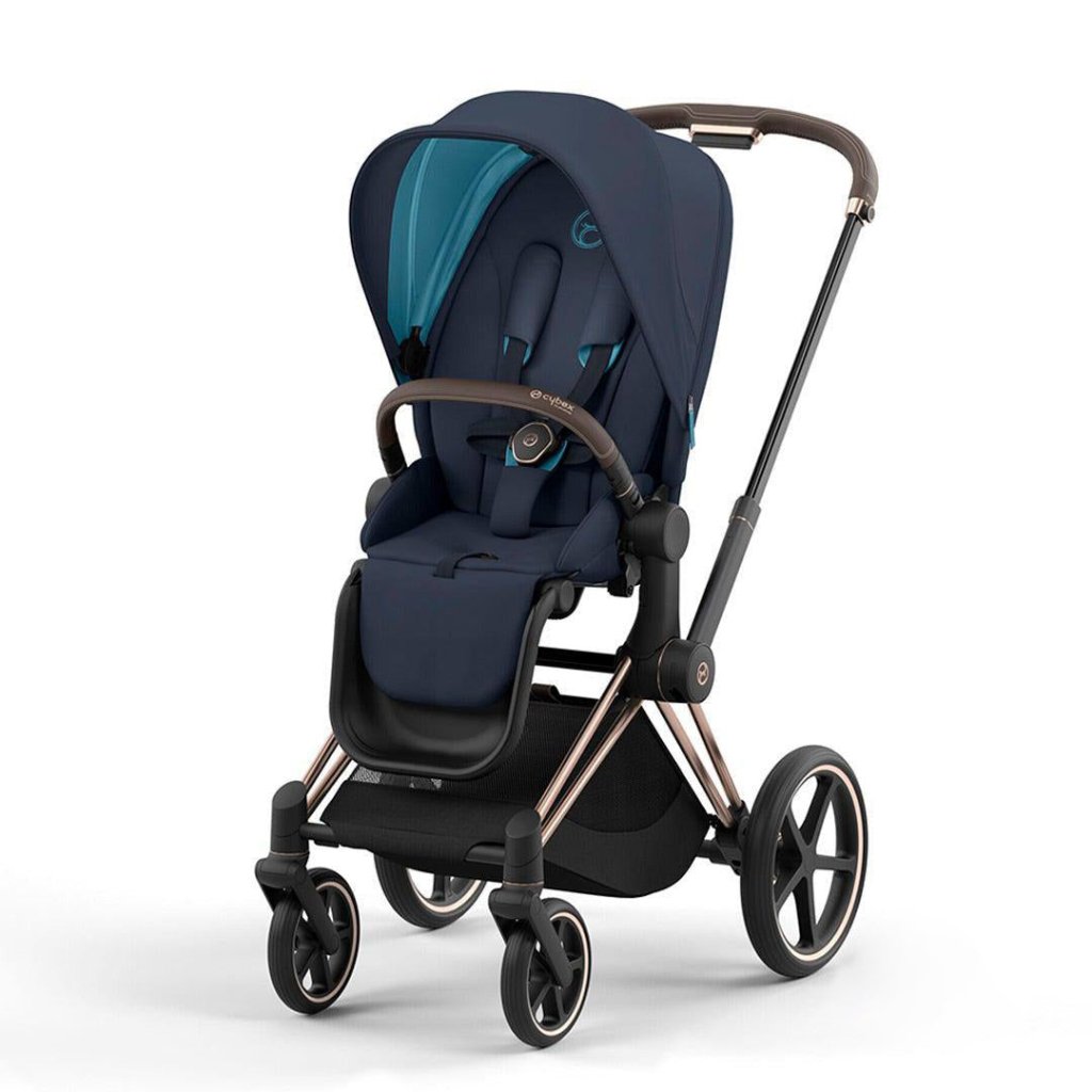 Bambinista-CYBEX-Travel-CYBEX Priam Conscious Collection Pushchair - Dark Navy (New Generation 2023)