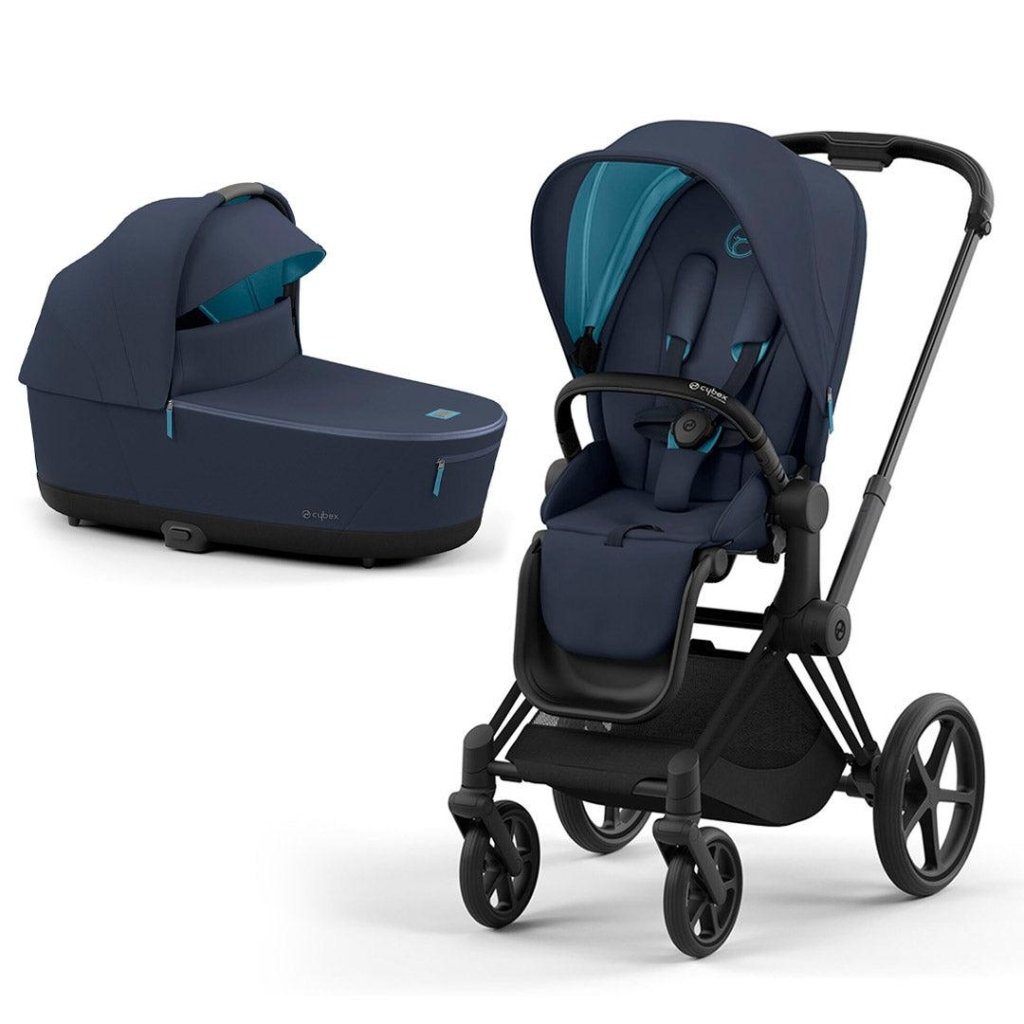 Bambinista-CYBEX-Travel-CYBEX Priam Conscious Collection Pushchair - Dark Navy (New Generation 2023)