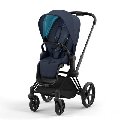 Bambinista-CYBEX-Travel-CYBEX Priam Conscious Collection Pushchair - Dark Navy (New Generation 2023)