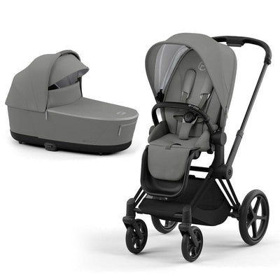 Bambinista-CYBEX-Travel-CYBEX Priam Conscious Collection Pushchair - Pearl Grey (New Generation 2023)