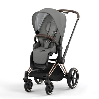 Bambinista-CYBEX-Travel-CYBEX Priam Conscious Collection Pushchair - Pearl Grey (New Generation 2023)