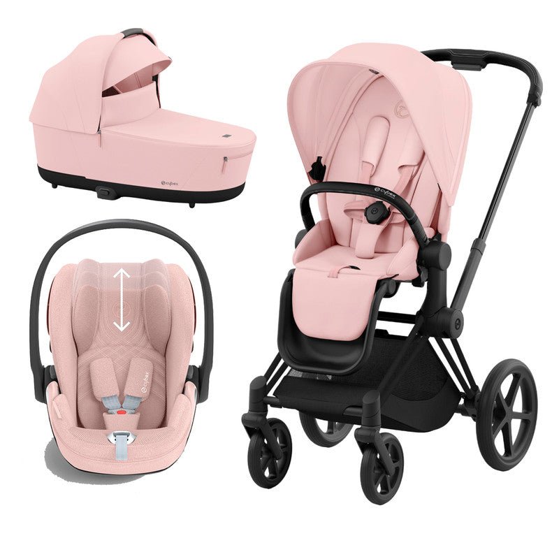 Bambinista-CYBEX-Travel-CYBEX PRIAM Travel System - Peach Pink (2023 New Generation)