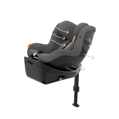 Bambinista-CYBEX-Travel-CYBEX SIRONA G I-SIZE PLUS Car Seat - Lava Grey