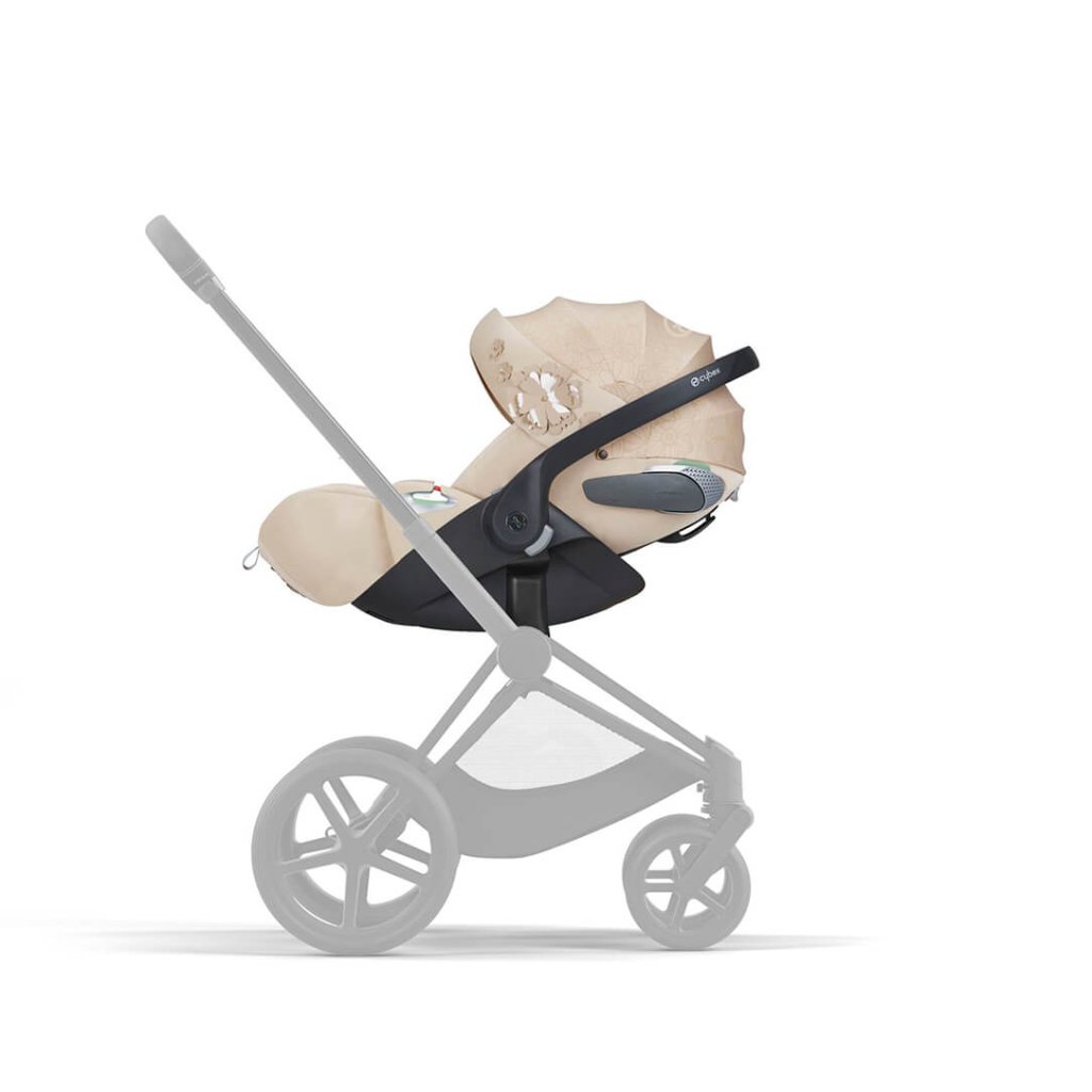 Bambinista-CYBEX-Travel-CYBEX Special Edition By SIMPLY FLOWERS CLOUD T I-Size Car Seat - Nude Beige