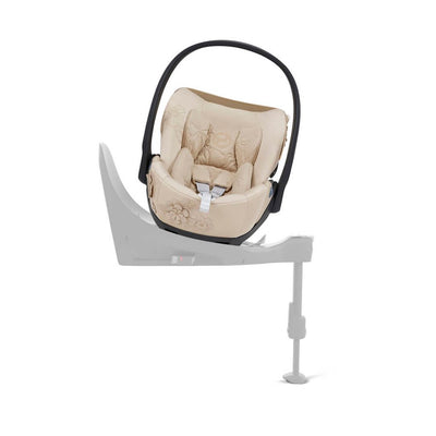 Bambinista-CYBEX-Travel-CYBEX Special Edition By SIMPLY FLOWERS CLOUD T I-Size Car Seat - Nude Beige