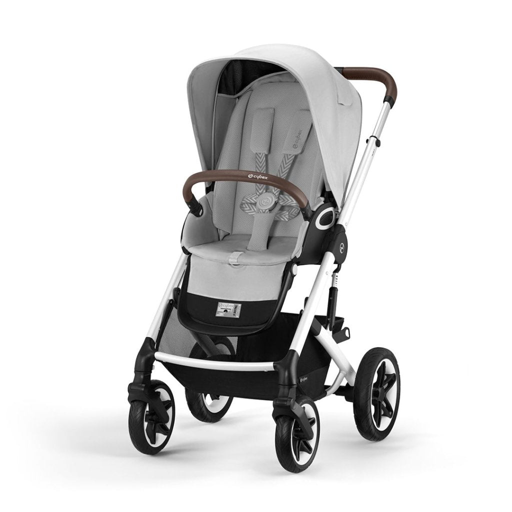 Bambinista-CYBEX-Travel-CYBEX Talos (5 Piece) Essential Travel System with CYBEX Gold Footmuff - Lava Grey (2023 New Generation)