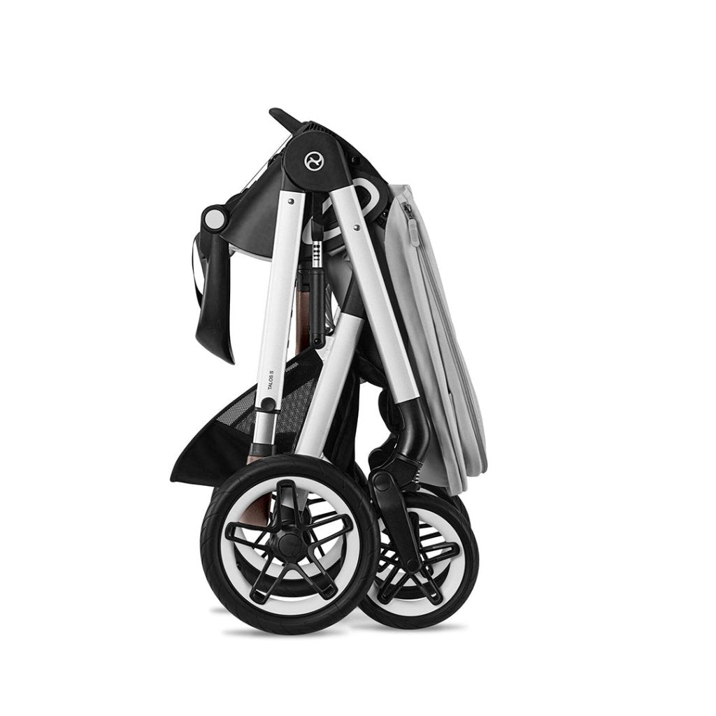 Bambinista-CYBEX-Travel-CYBEX Talos (5 Piece) Essential Travel System with CYBEX Gold Footmuff - Lava Grey (2023 New Generation)