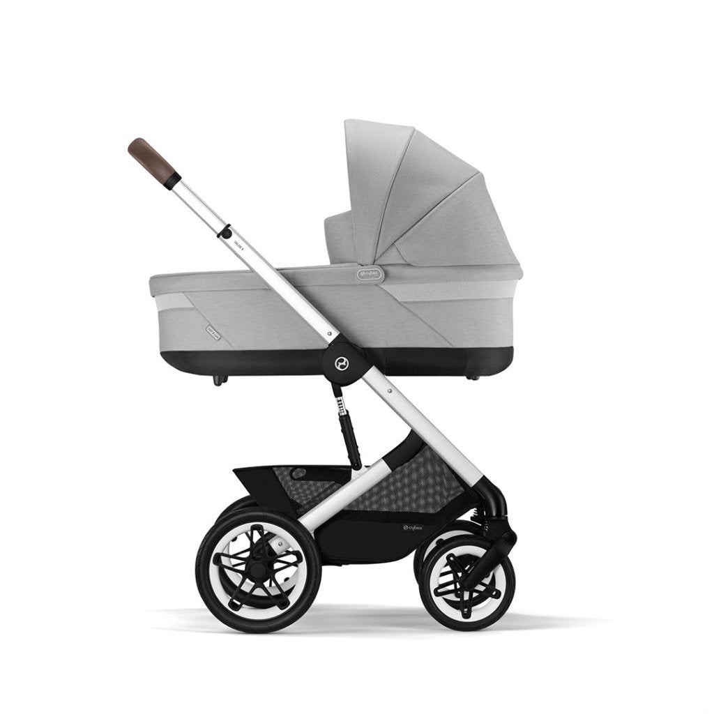 Bambinista-CYBEX-Travel-CYBEX Talos (5 Piece) Essential Travel System with CYBEX Gold Footmuff - Lava Grey (2023 New Generation)