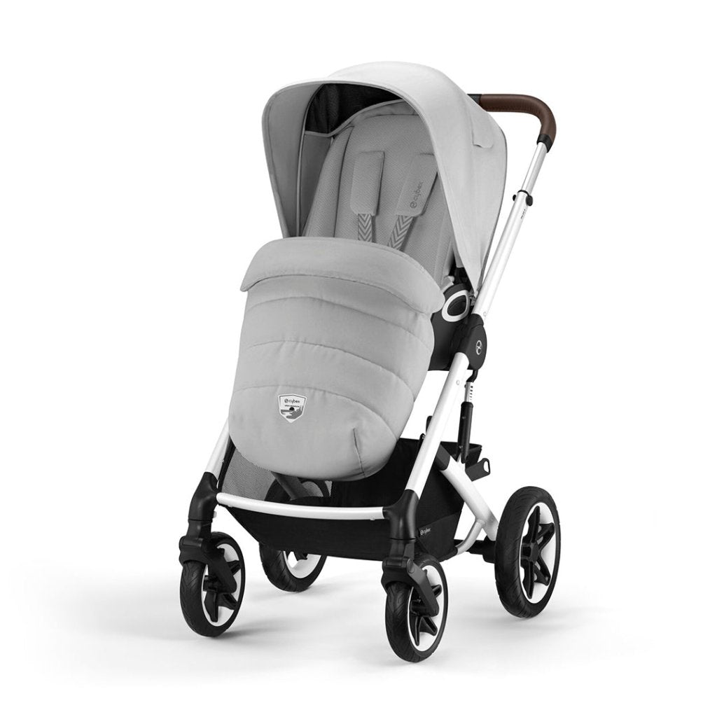 Bambinista-CYBEX-Travel-CYBEX Talos (5 Piece) Essential Travel System with CYBEX Gold Footmuff - Lava Grey (2023 New Generation)