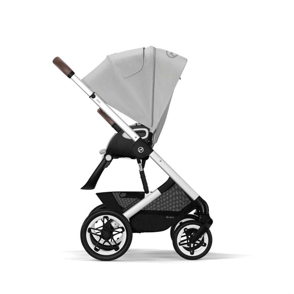 Bambinista-CYBEX-Travel-CYBEX Talos (5 Piece) Essential Travel System with CYBEX Gold Footmuff - Lava Grey (2023 New Generation)