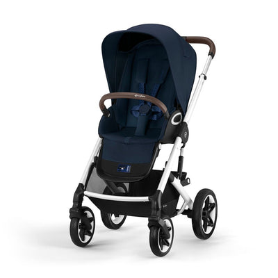 Bambinista-CYBEX-Travel-CYBEX Talos (5 Piece) Essential Travel System with CYBEX Gold Footmuff - Ocean Blue (2023 New Generation)