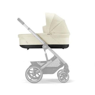 Bambinista-CYBEX-Travel-CYBEX Talos (5 Piece) Essential Travel System with Snogga Footmuff - Seashell Beige (2023 New Generation)