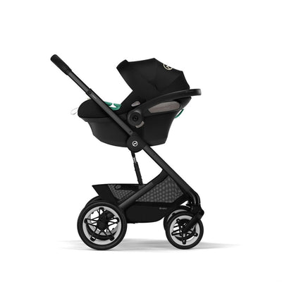 Bambinista-CYBEX-Travel-CYBEX Talos (7 Piece) Comfort Travel System with Cybex Gold Footmuff and ATON B2 I-SIZE - Moon Black (2023 New Genration)