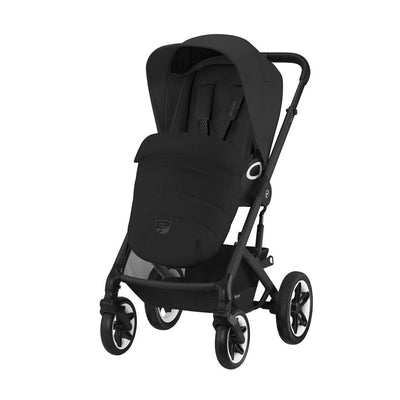 Bambinista-CYBEX-Travel-CYBEX Talos (7 Piece) Comfort Travel System with Cybex Gold Footmuff and ATON B2 I-SIZE - Moon Black (2023 New Genration)