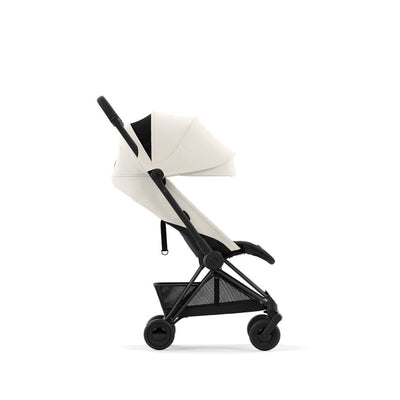 Bambinista-CYBEX-Travel-NEW CYBEX COYA Ultra-compact Pushchair with Matt Black Frame - Off White