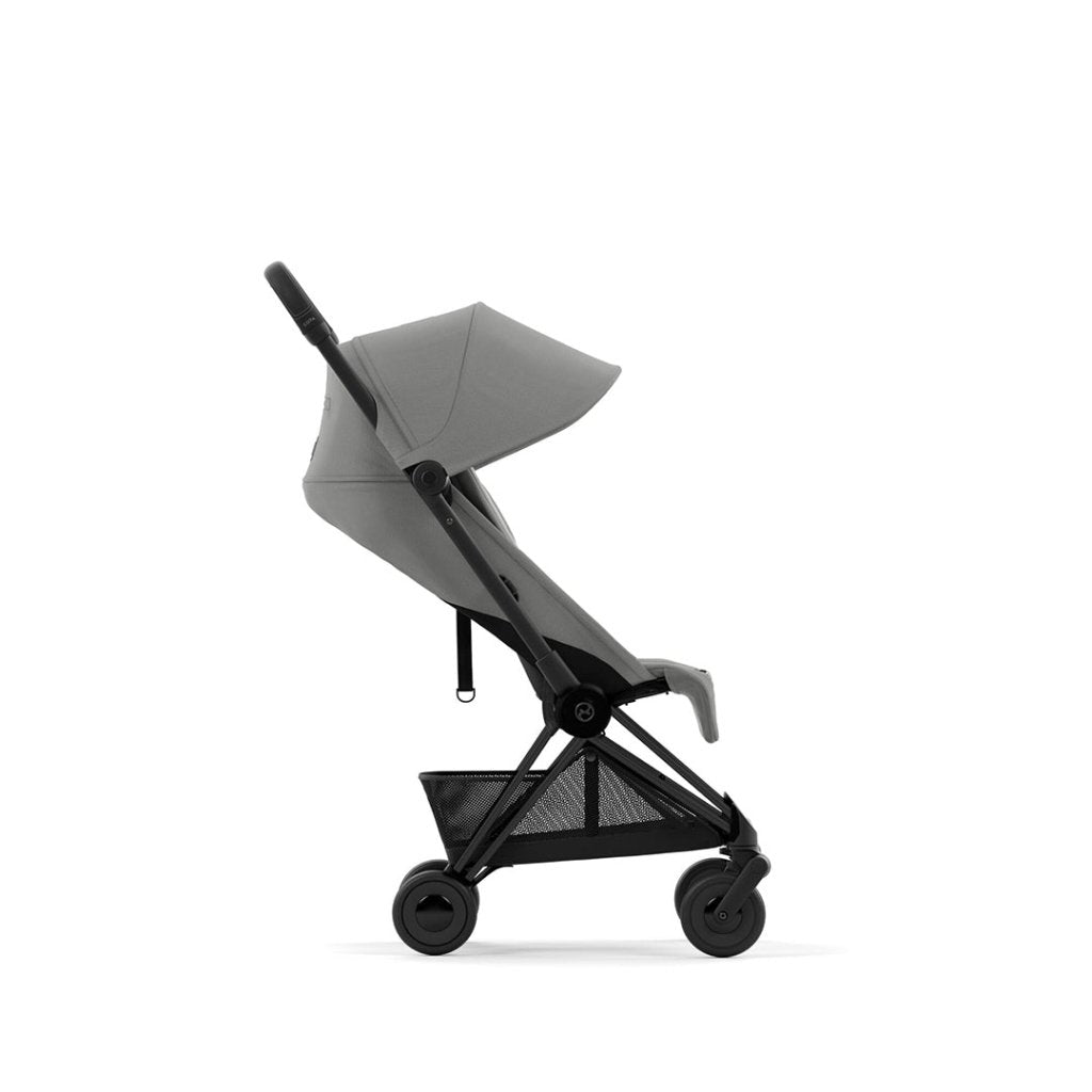 Bambinista-CYBEX-Travel-NEW CYBEX COYA Ultra-compact Pushchair with Rosegold Frame - Mirage Grey