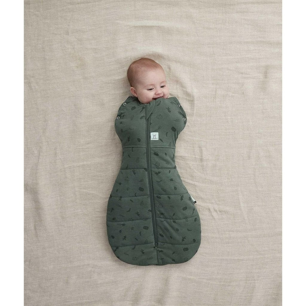 Bambinista-ERGOPOUCH-Sleeping Bags-ergoPouch - Cocoon Swaddle Bag 2.5 Tog - Veggie Patch