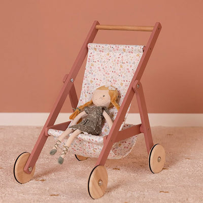 Bambinista-Little Dutch-Toys-Little Dutch Wooden Doll Stroller