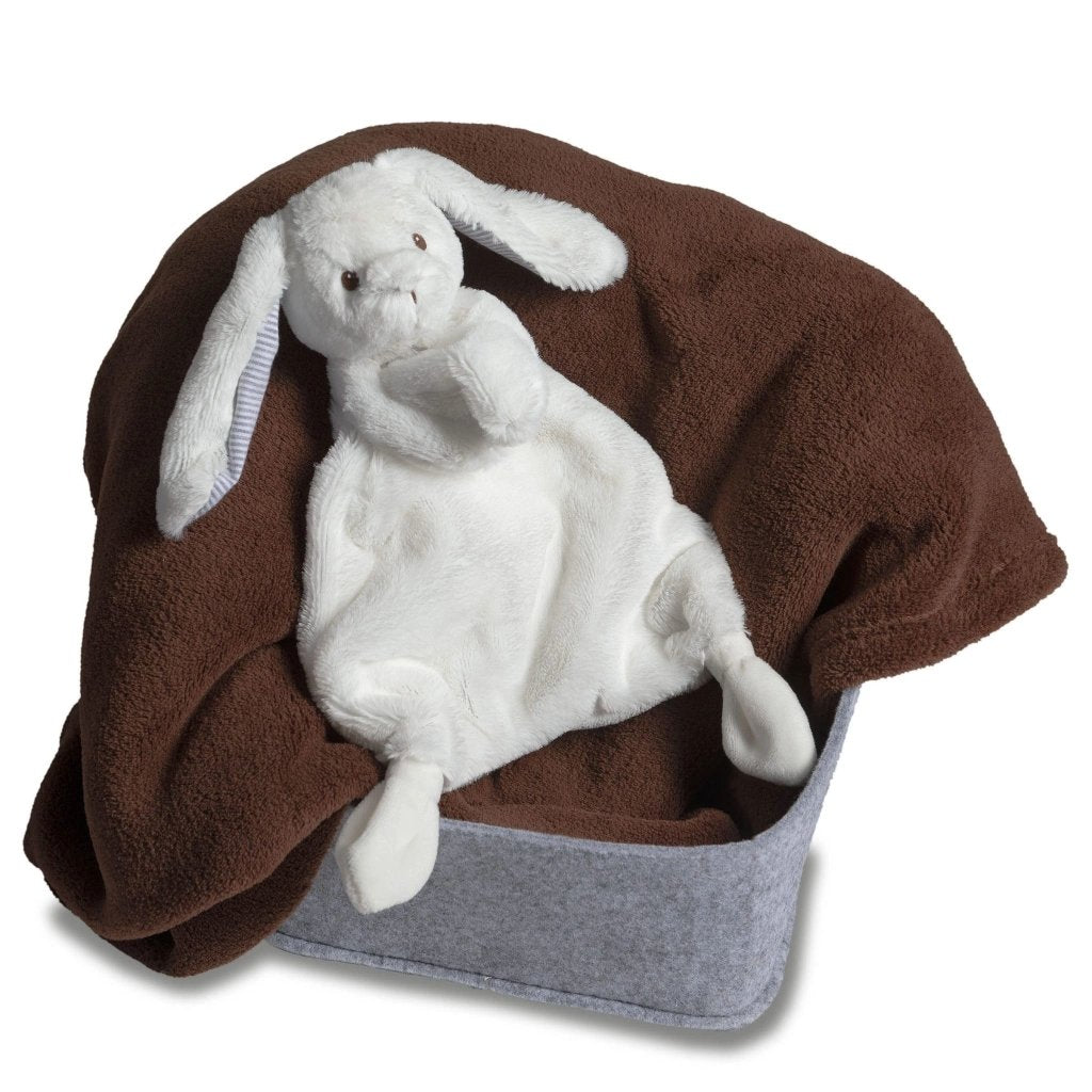 MARY MEYER Silky Bunny Lovey White