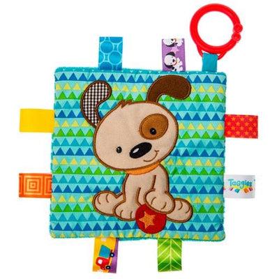 Bambinista-MARY MEYER-Toys-Taggies Crinkle Me Brother Puppy - 6" x 6"