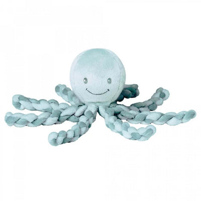 Bambinista-NATTOU-Toys-NATTOU Lapidou - Piu Piu Octopus Copper Green and Mint Green